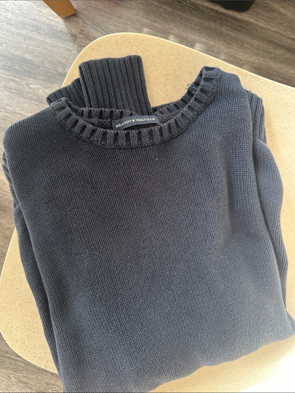 Brandy Melville Dark Navy Sweater